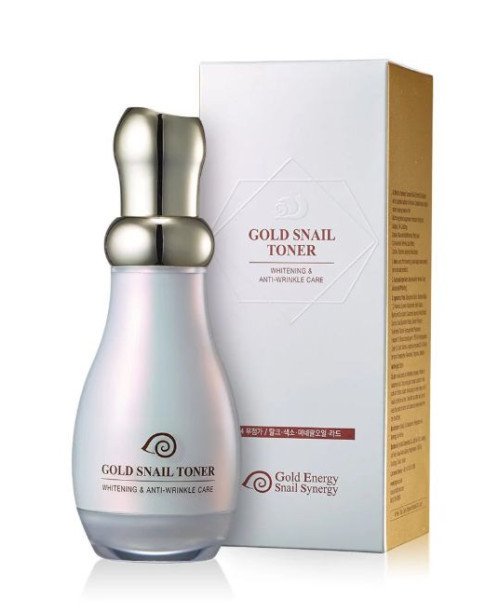 Gold Energy Snail Synergy veido tonikas su auksu ir sraigės sekretu, 130 ml. | EGOSkinBeauty.lt