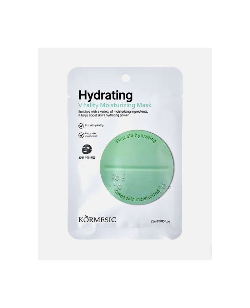 Kormesic Hydrating, Vitality and Moisturizin - drėkinamoji, gyvybingumą suteikianti lakštinė kaukė | EGOSkinBeauty.lt