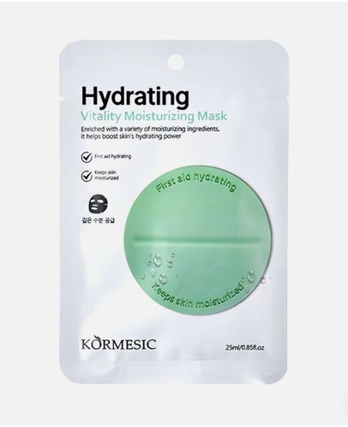 Kormesic Hydrating, Vitality and Moisturizin - drėkinamoji, gyvybingumą suteikianti lakštinė kaukė | EGOSkinBeauty.lt