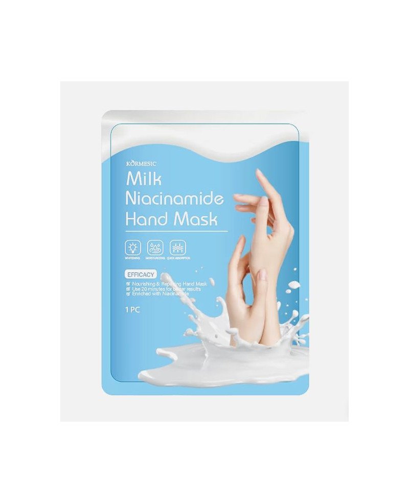 Kormesic šviesinamoji rankų kaukė su pieno ekstraktu ir niacinamidu | EGOSkinBeauty.lt