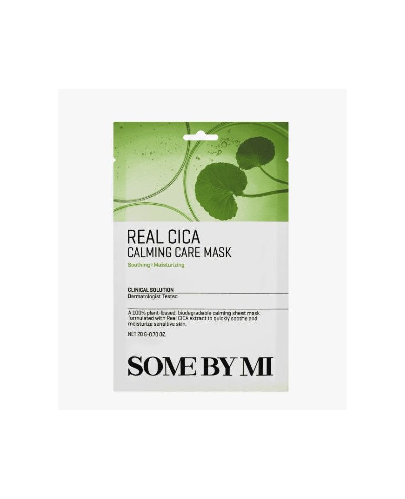 SOME BY MI Real Cica Calming Care Mask - raminamoji kaukė su azijine centele | EGOSkinBeauty.lt