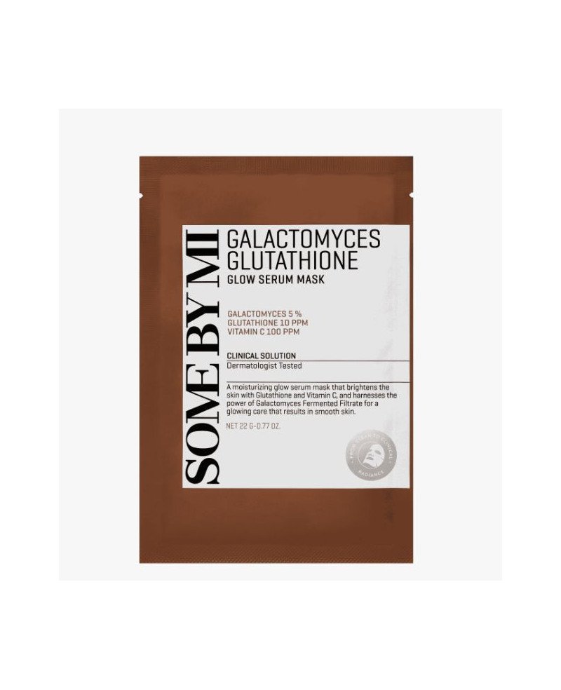 SOME BY MI Galactomyces Glutathione Glow - švytėjimo suteikianti lakštinė kaukė | EGOSkinBeauty.lt