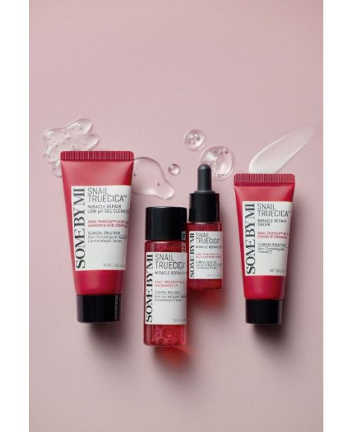 SOMEBYMI Snail Truecica Miracle Repair - atstatomasis rinkinys su sraigių mucinu | EGOSkinBeauty.lt