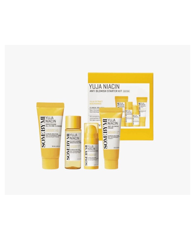SOME BY MI Yuja Niacin Brightening Starter Kit - skaistinančių priemonių rinkinys | EGOSkinBeauty.lt