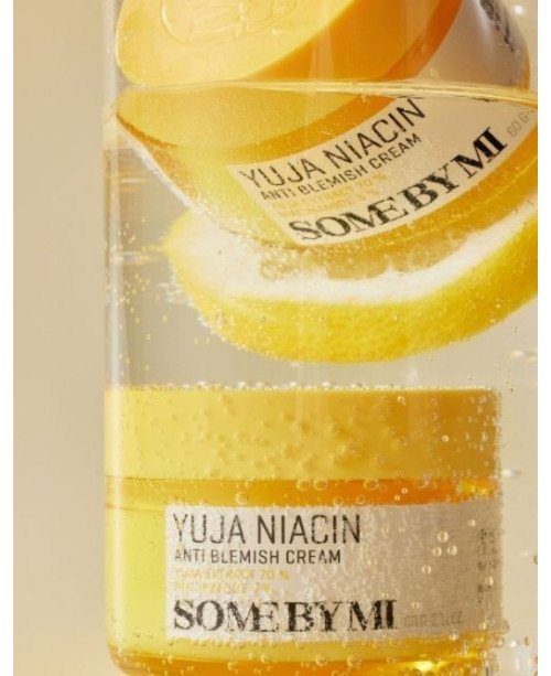 OME BY MI Yuja Niacin Anti Blemish Cream - kremas mažinantis dėmes | EGOSkinBeauty.lt