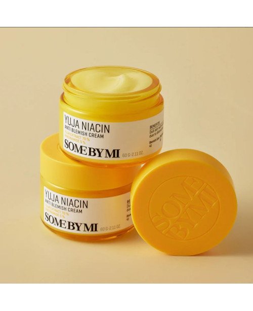 OME BY MI Yuja Niacin Anti Blemish Cream - kremas mažinantis dėmes | EGOSkinBeauty.lt