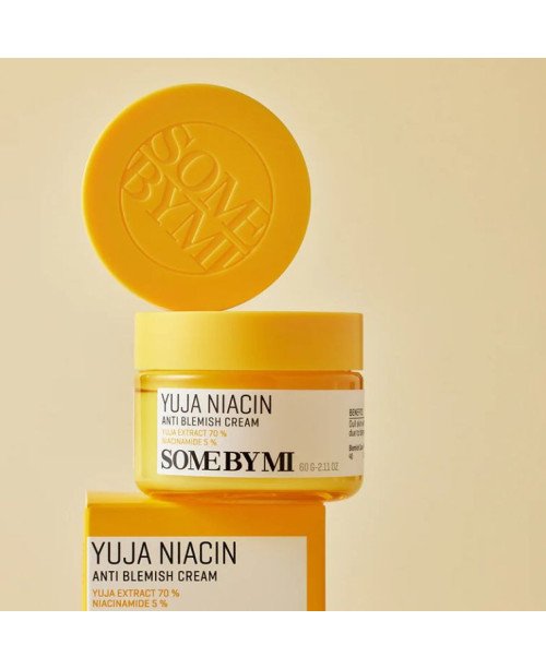 OME BY MI Yuja Niacin Anti Blemish Cream - kremas mažinantis dėmes | EGOSkinBeauty.lt