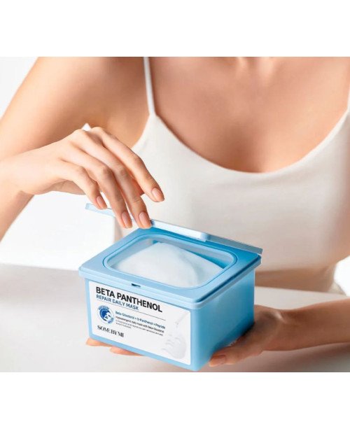 SOME BY MI Beta Panthenol Repair Daily Mask - atkuriamoji lakštinė kaukė su beta pantenoliu | EGOSkinBeauty.lt