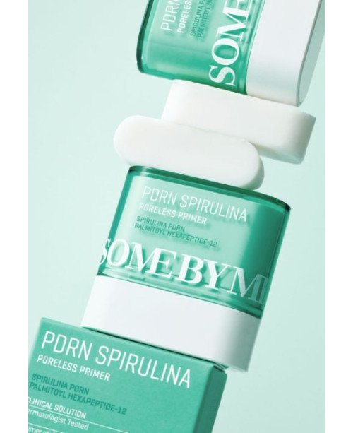 SOME BY MI PDRN Spirulina Poreless Primer - mažinantis poras makiažo pagrindas su spirulina PDRN | EGOSkinBeauty.lt