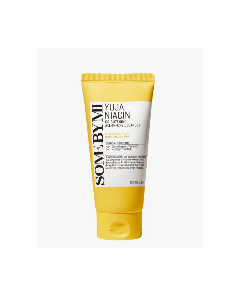 SOME BY MI Yuja Niacin Brightening All-in-one Cleanser - skaistinamasis universalus valiklis | EGOSkinBeauty.lt
