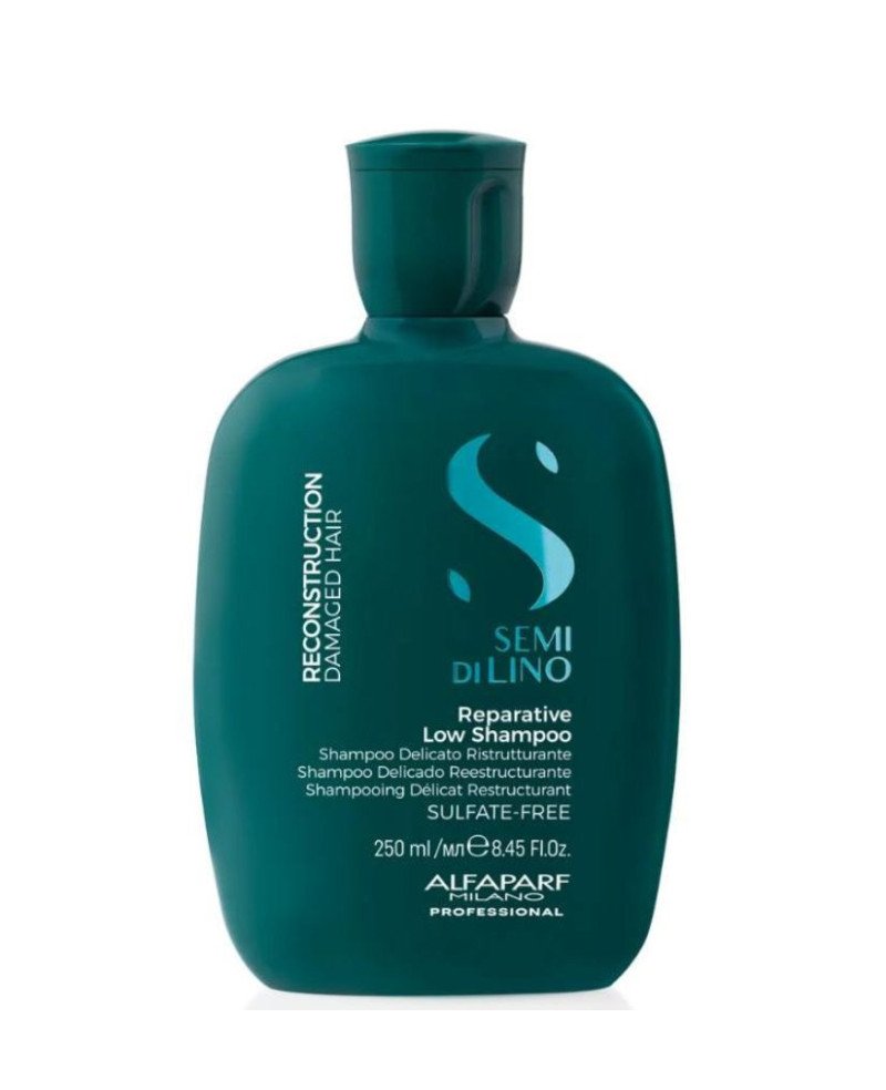 Alfaparf Milano Semi di Lino Reconstruction Reparative Low - atstatomasis, regeneruojantis šampūnas | EGOSkinBeauty.lt