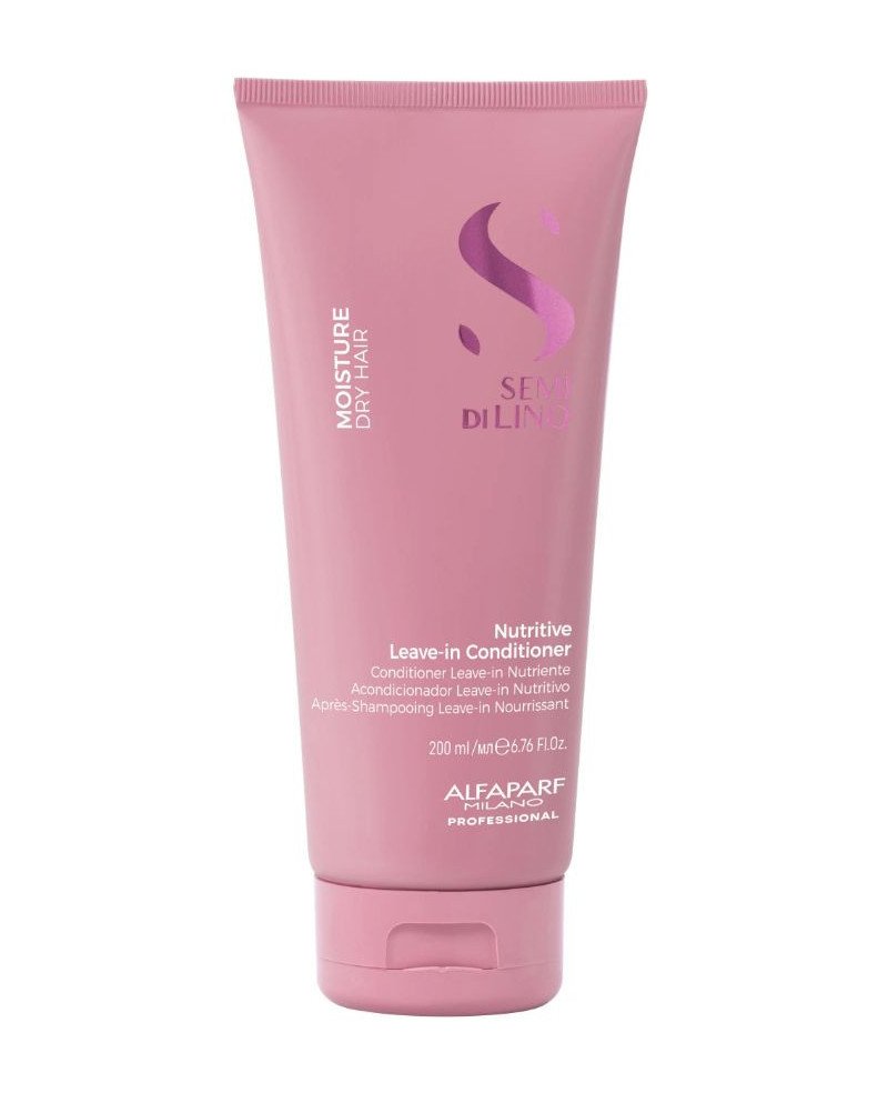 Alfaparf Milano Semi di Lino Moisture Nutritive Leave-In - drėkinamasis nenuplaunamas kondicionierius | EGOSkinBeauty.lt
