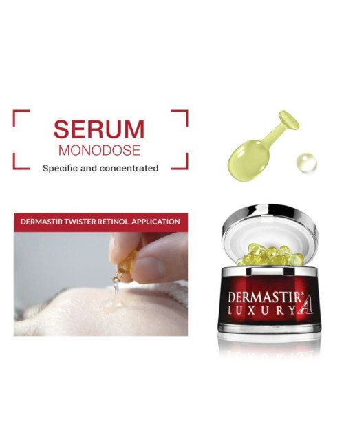 Dermastir lipophilic facial serum with retinol, 50 capsules | EGOSkinBeauty.lt
