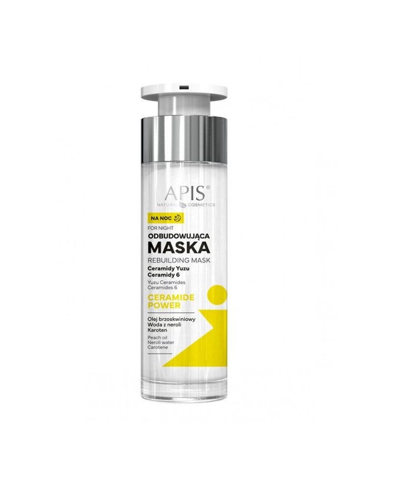 Apis Natural Cosmetics atkuriamoji naktinė veido kaukė su keramidais | EGOSkinBeauty.lt