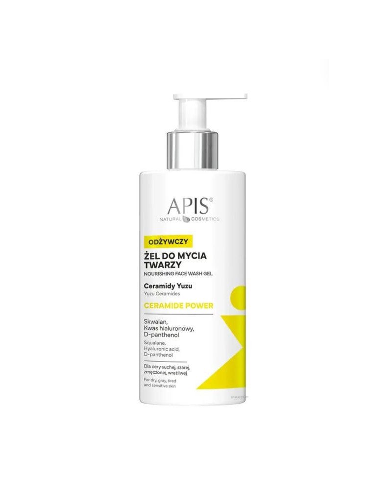 APIS Natural Cosmetics maitinamasis veido prausimosi gelis su keramidais | EGOSkinBeauty.lt