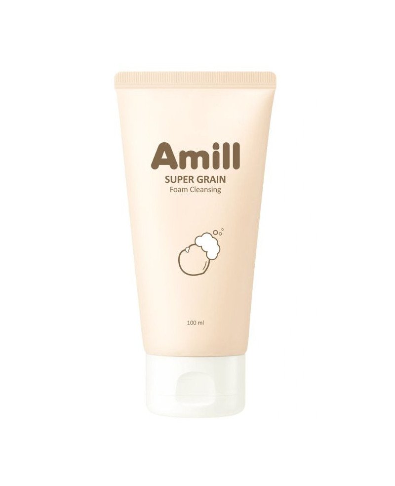 Amill Super Grain Foam Cleansing - veido valomosios putos su grūdų ekstraktais,  100 ml. | EGOSkinBeauty.lt