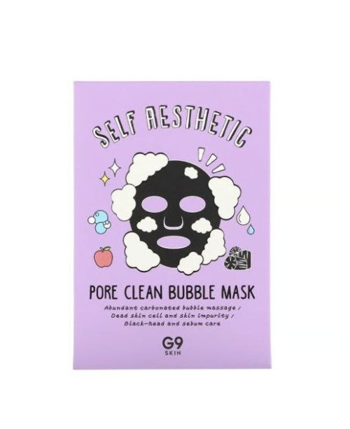 G9 SKIN putojanti veido kaukė riebiai odai poroms valyti, 1 vnt. | EGOSkinBeauty.lt