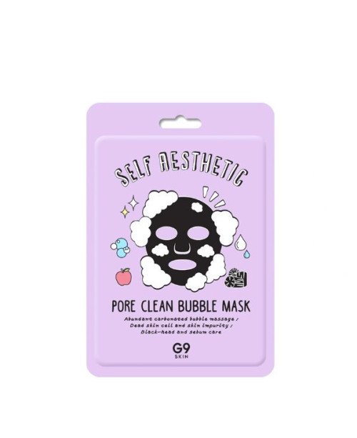 G9 SKIN putojanti veido kaukė riebiai odai poroms valyti, 1 vnt. | EGOSkinBeauty.lt
