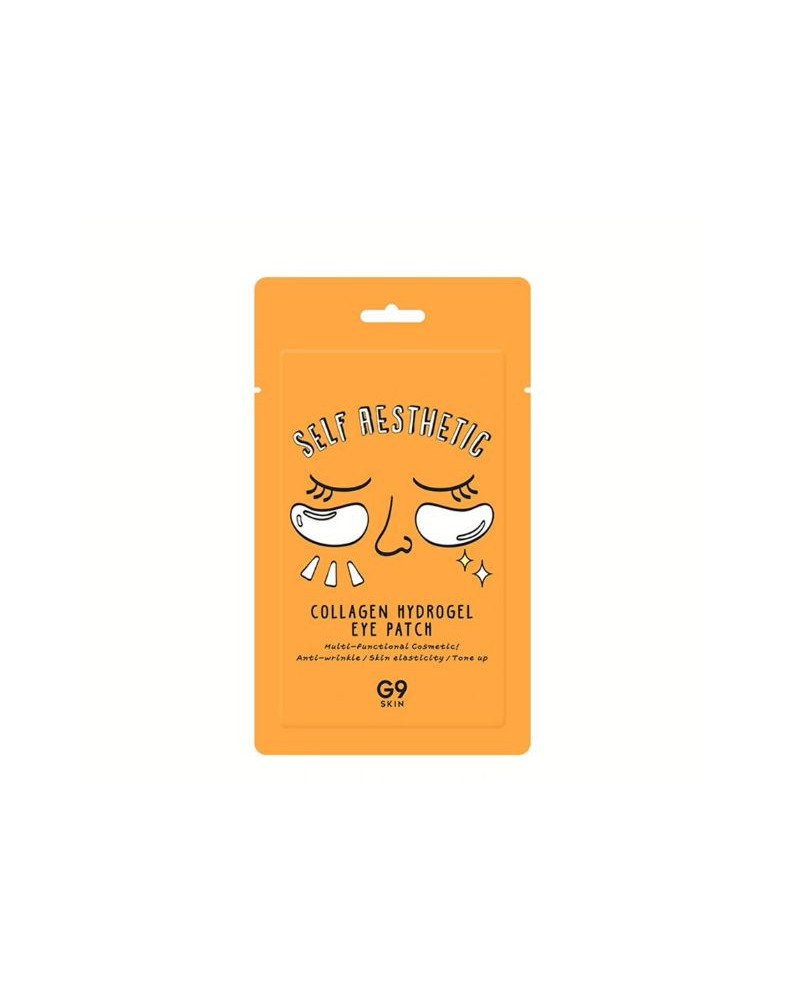 G9 SKIN drėkinamoji hidrogelio paakių kaukė su kolagenu, 1 pora