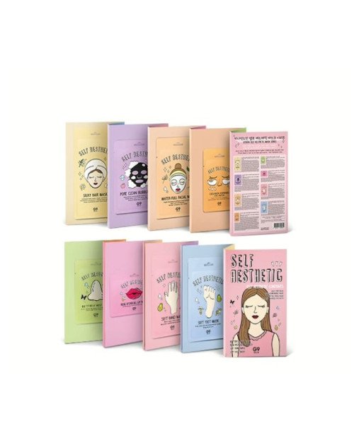 G9 SKIN veido, kūno ir plaukų priežiūros kaukių rinkinys, 8 vnt.