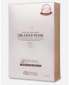 Gold Energy Snail Synergy poras valanti, maitinanti lakštinė kaukė su 24 karatų auksu, 10 x 33 ml.