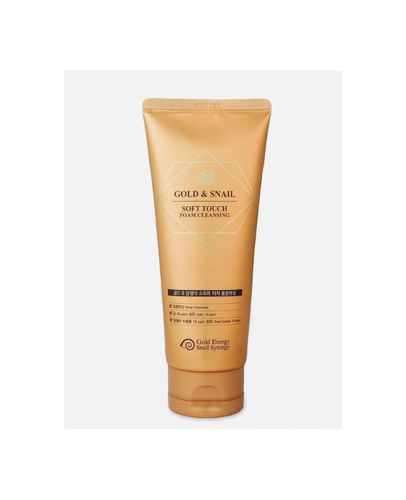 Gold Energy Snail Synergy valomosios putos su auksu ir sraigių sekretu, 170 ml. | EGOSkinBeauty.lt