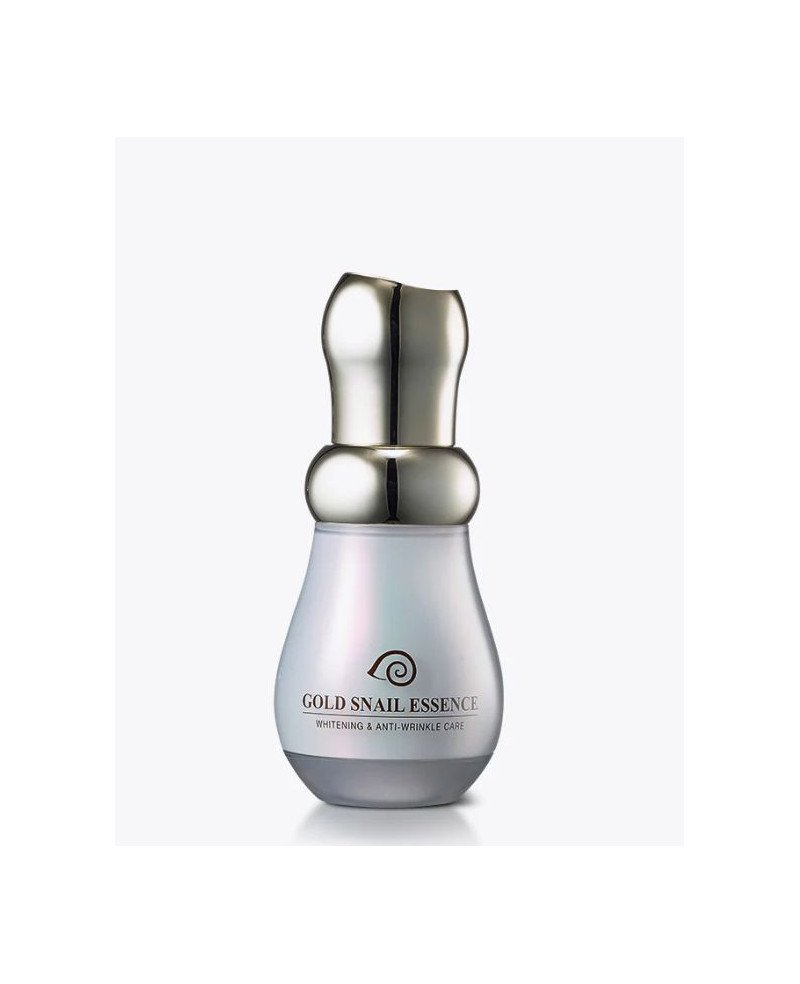 Gold Energy Snail Synergy senėjimą stabdanti esencija su auksu ir sraigės sekretu, 45 ml.