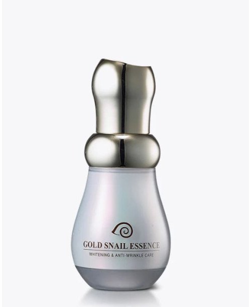 Gold Energy Snail Synergy senėjimą stabdanti esencija su auksu ir sraigės sekretu, 45 ml.