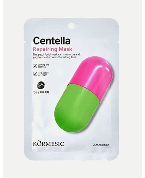 Kormesic atkuriamoji lakštinė kaukė su tigrinės žolės ekstraktu, 1 vnt.
