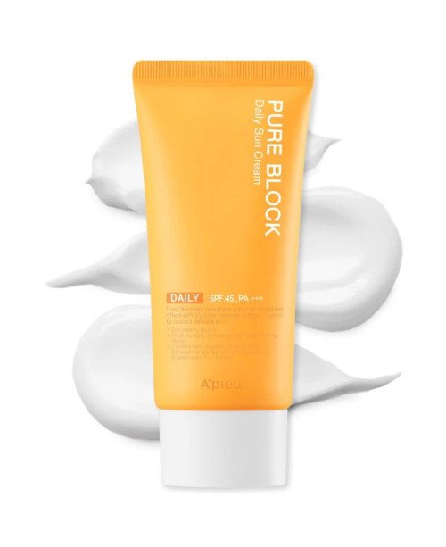 A'PIEU dieninis apsauginis kremas nuo saulės SPF50+, 50 ml.