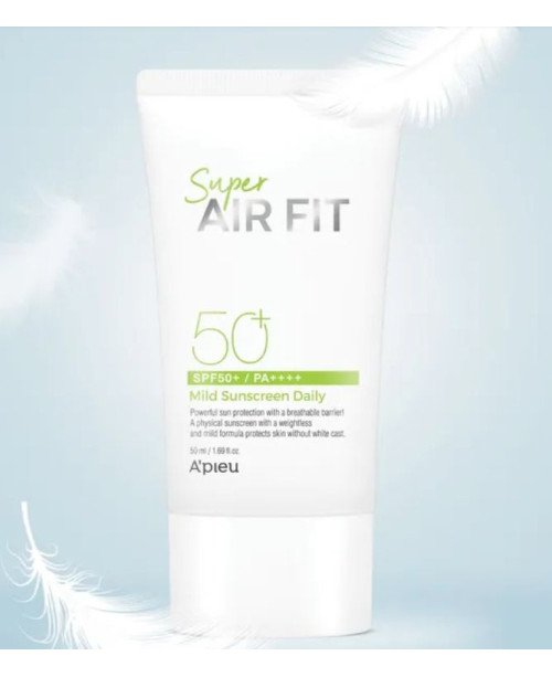 A'PIEU švelnus apsauginis kremas nuo saulės SPF50+, 50 ml.